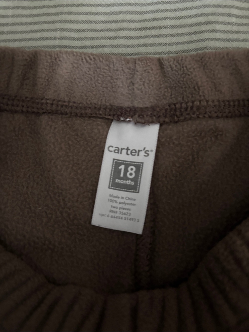 Carter's Brown Toddler 18 month Monkey Costume Hoodie - Picture 5 of 7